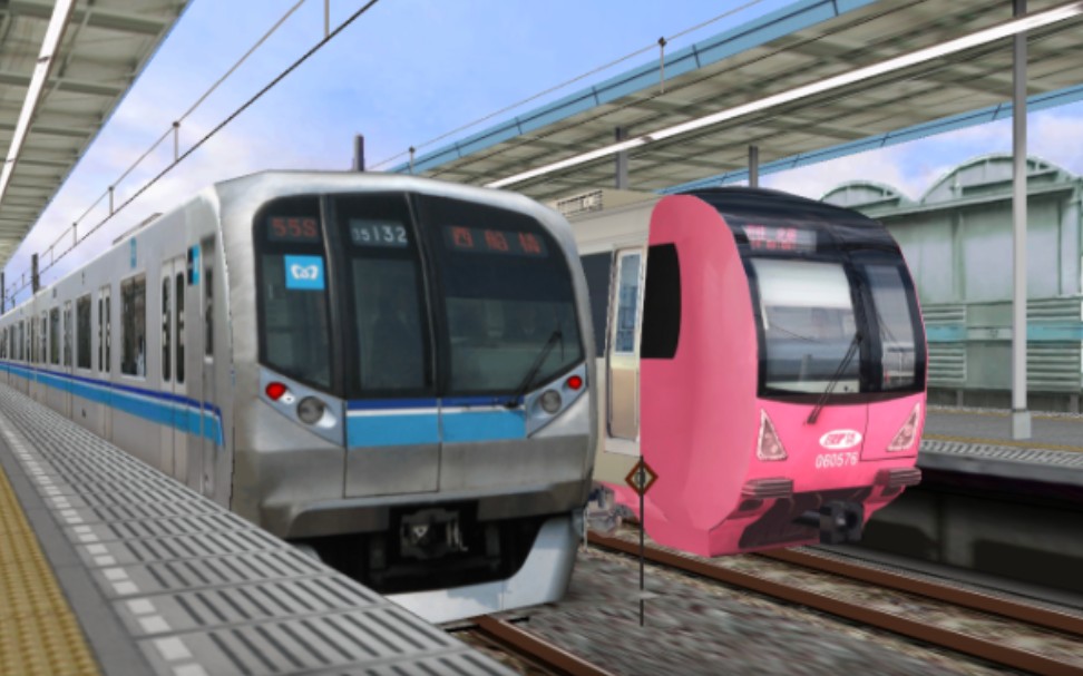 【hmmsim2】crt6列车在东京地铁东西线试车