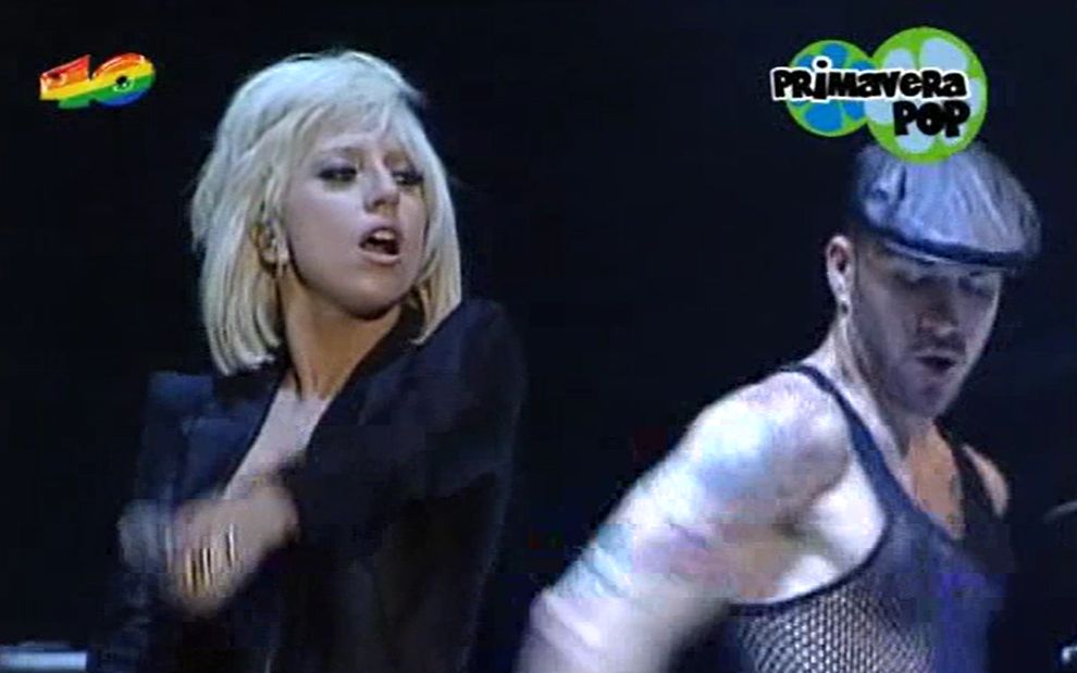 【不如跳舞+扑克脸】Lady Gaga  Just Dance & Poker Face (Live 2009 Primavera Pop)哔哩哔哩bilibili