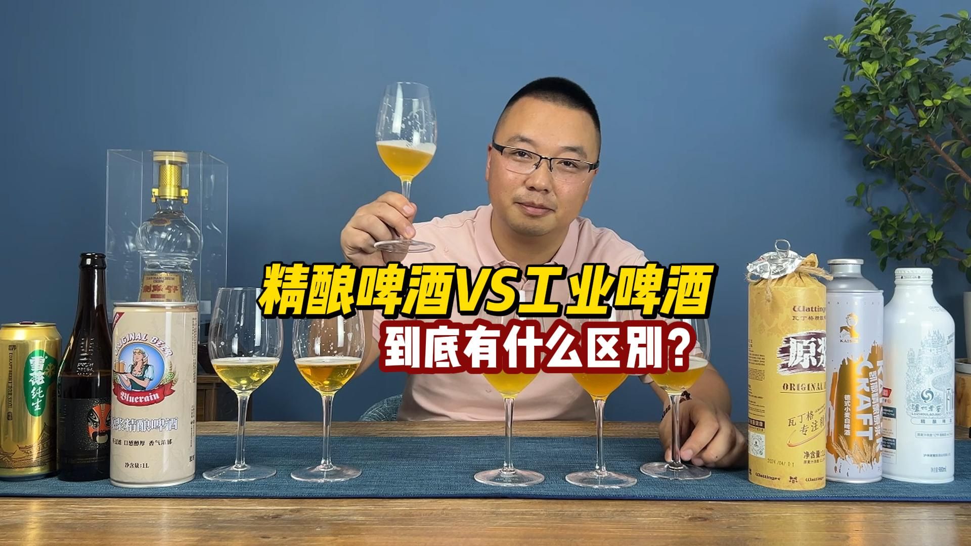 精酿啤酒和工业啤酒到底有什么区别?夏日炎炎,你更喜欢喝那款?哔哩哔哩bilibili