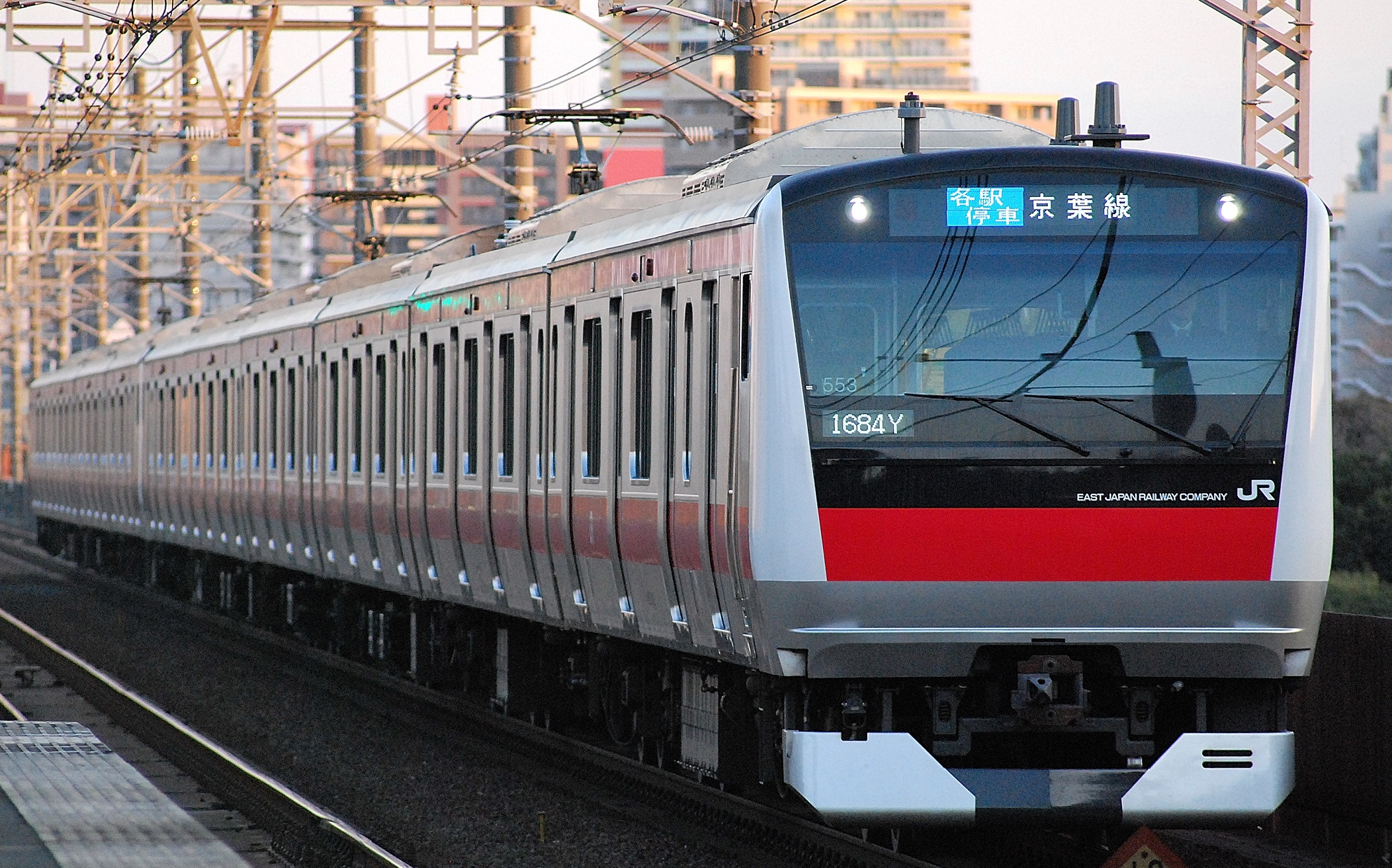 【bve5】jr京叶线 快速东京行 苏我~东京