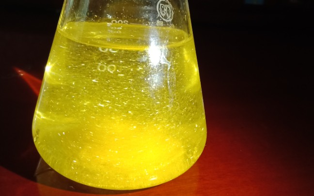 黄金雨(碘化铅)观赏