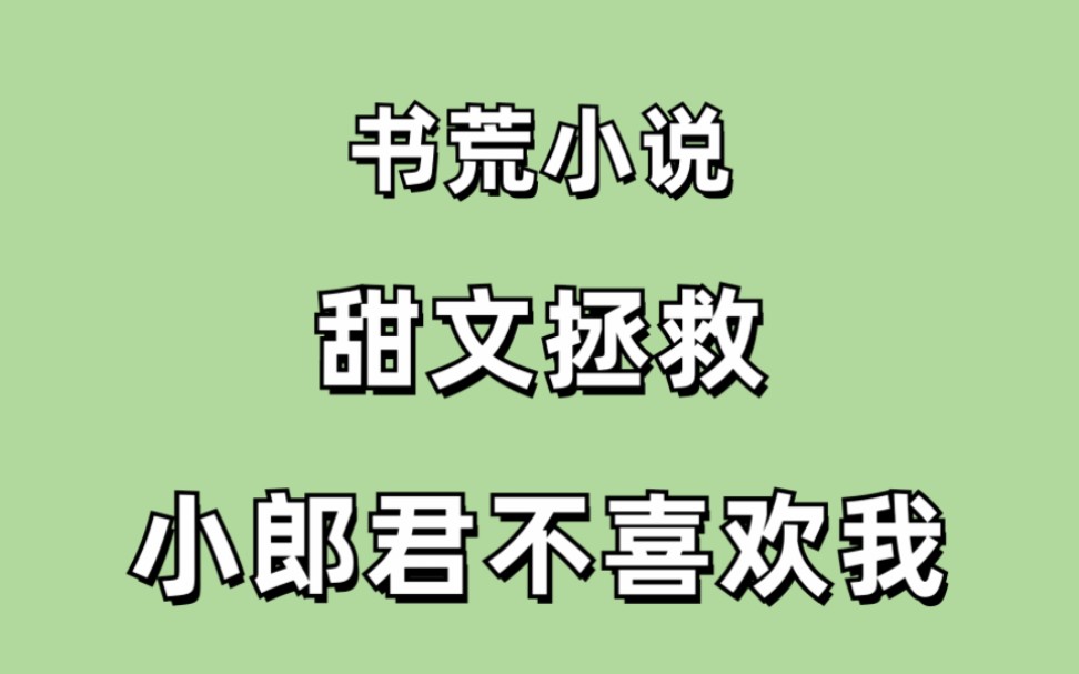 [小说推文]书荒小说|甜文拯救|小郎君不喜欢我哔哩哔哩bilibili