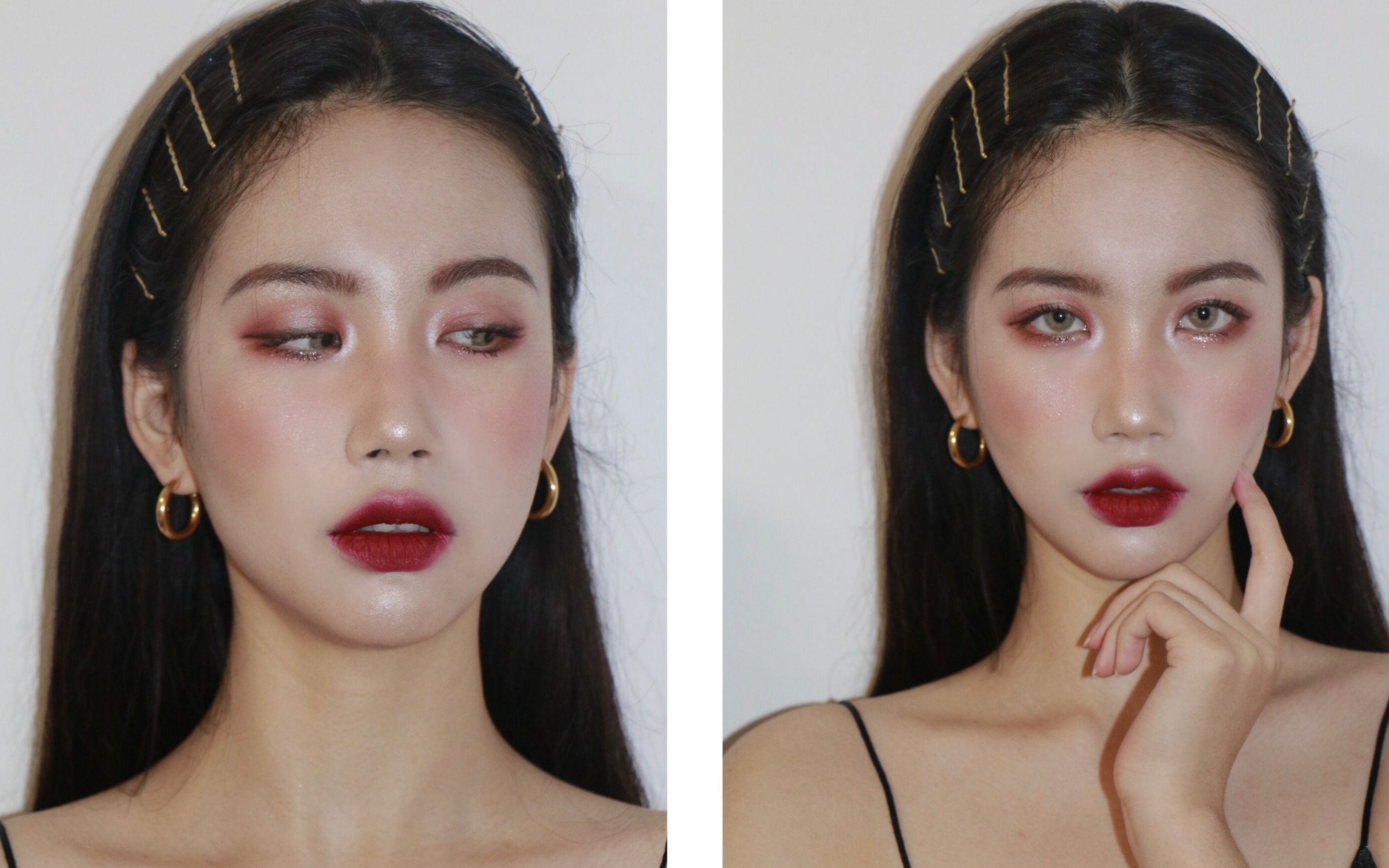 火辣辣的夏日活力晒伤妆容 l blackpink智秀灵感妆