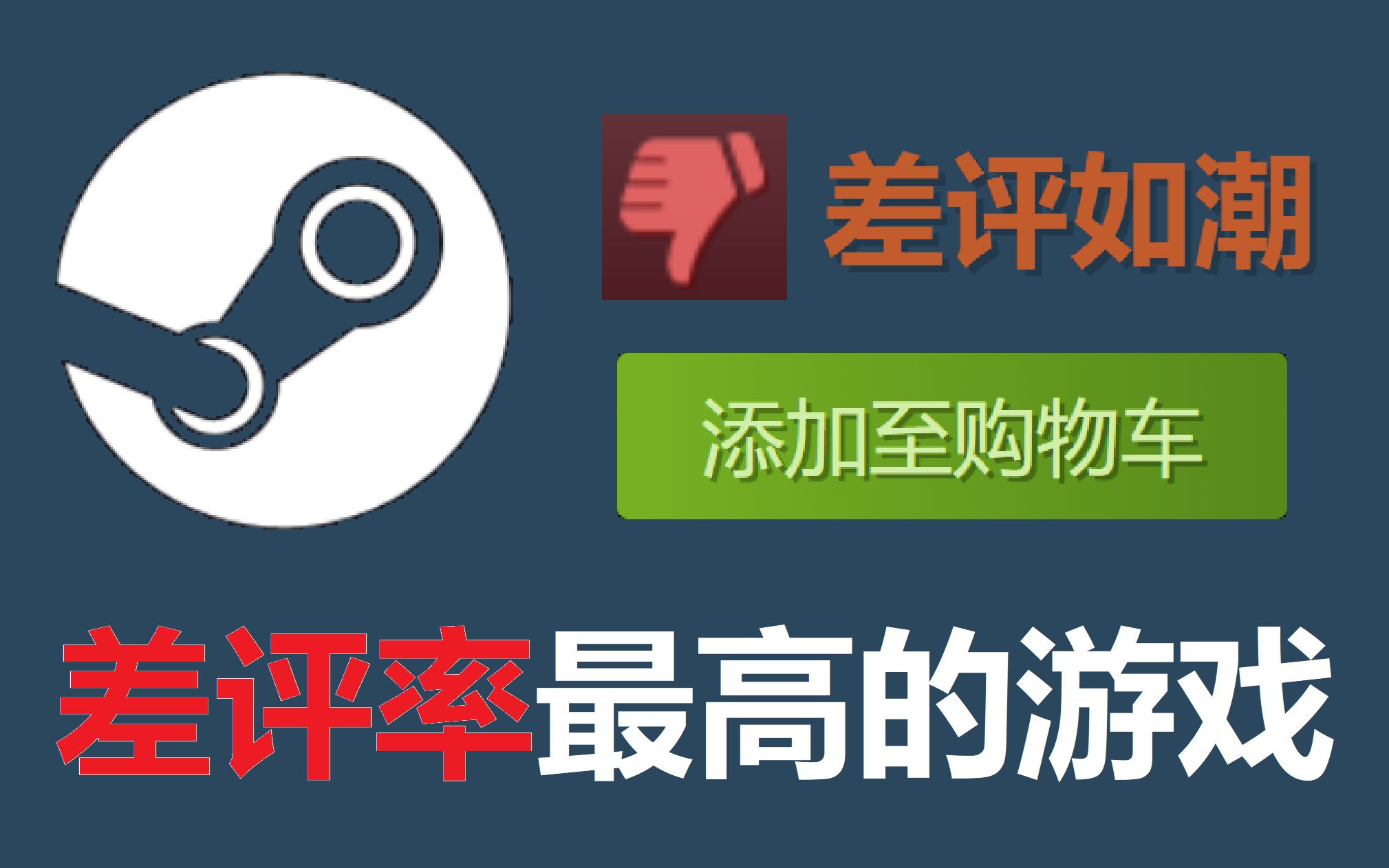 [图]我买了Steam上差评率最高的游戏！！！