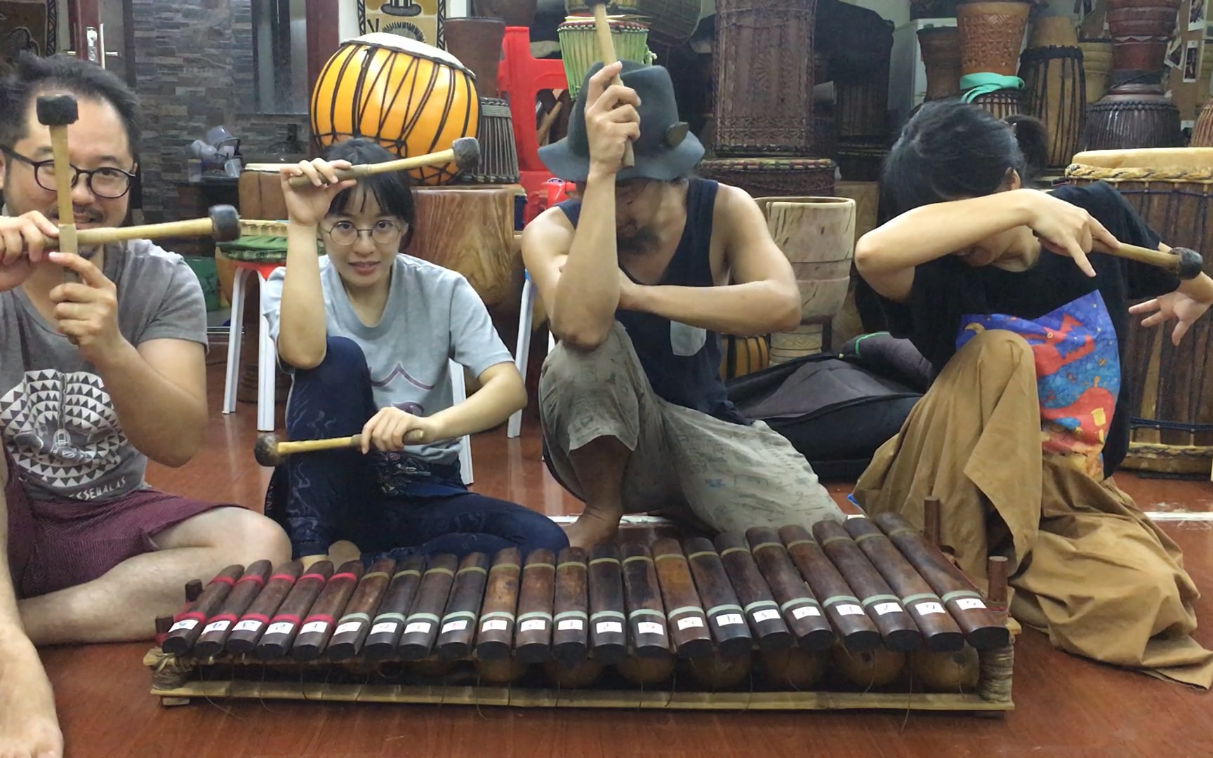 最浮夸的木琴balafon演奏法