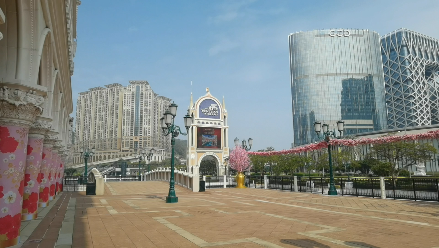 澳门氹仔威尼斯街景