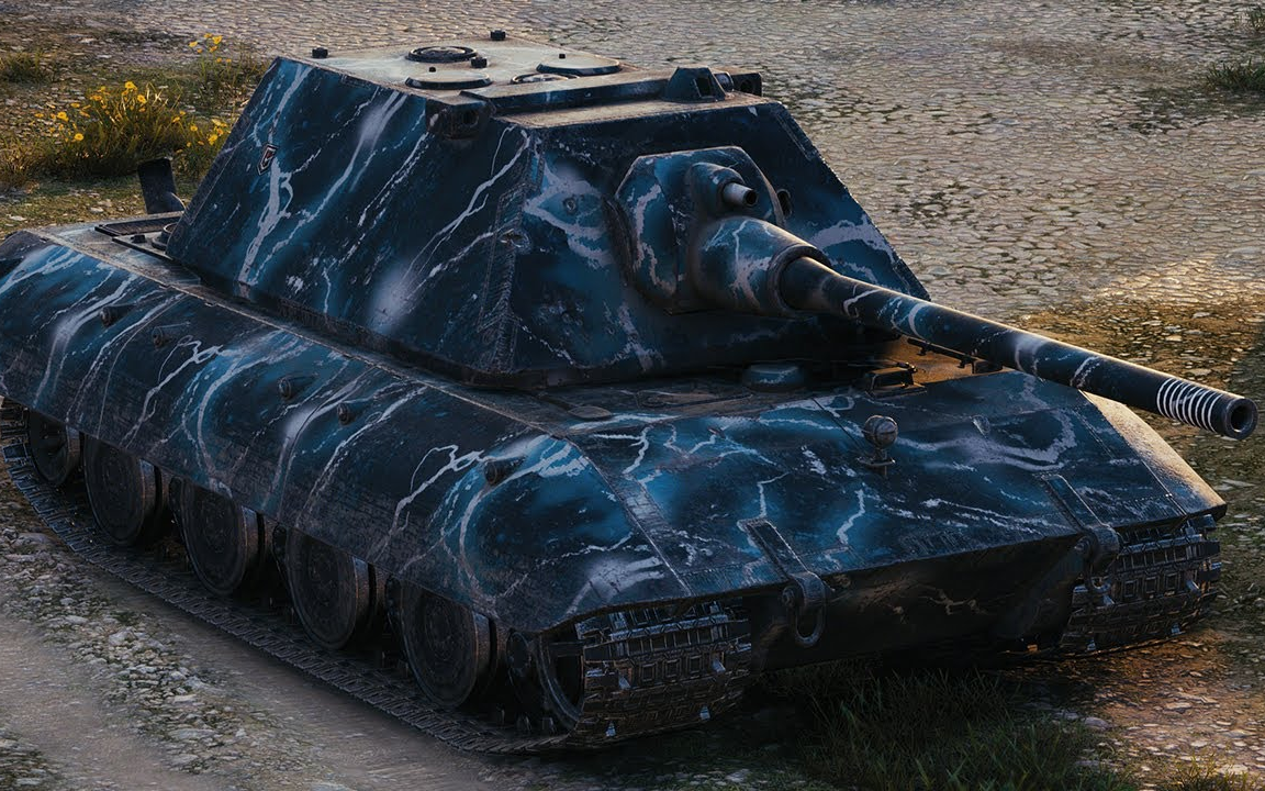 坦克世界 e100 - 8杀 1.05万伤害 [湖边的角逐]