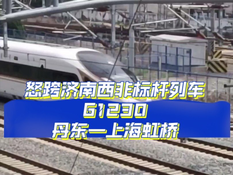 沈局沈动沈阳北所CR400BFG5129/5130担当G1230次列车通过沈阳皇姑屯,这也是京沪高铁仅有的两列跨济南西的非标杆列车.哔哩哔哩bilibili