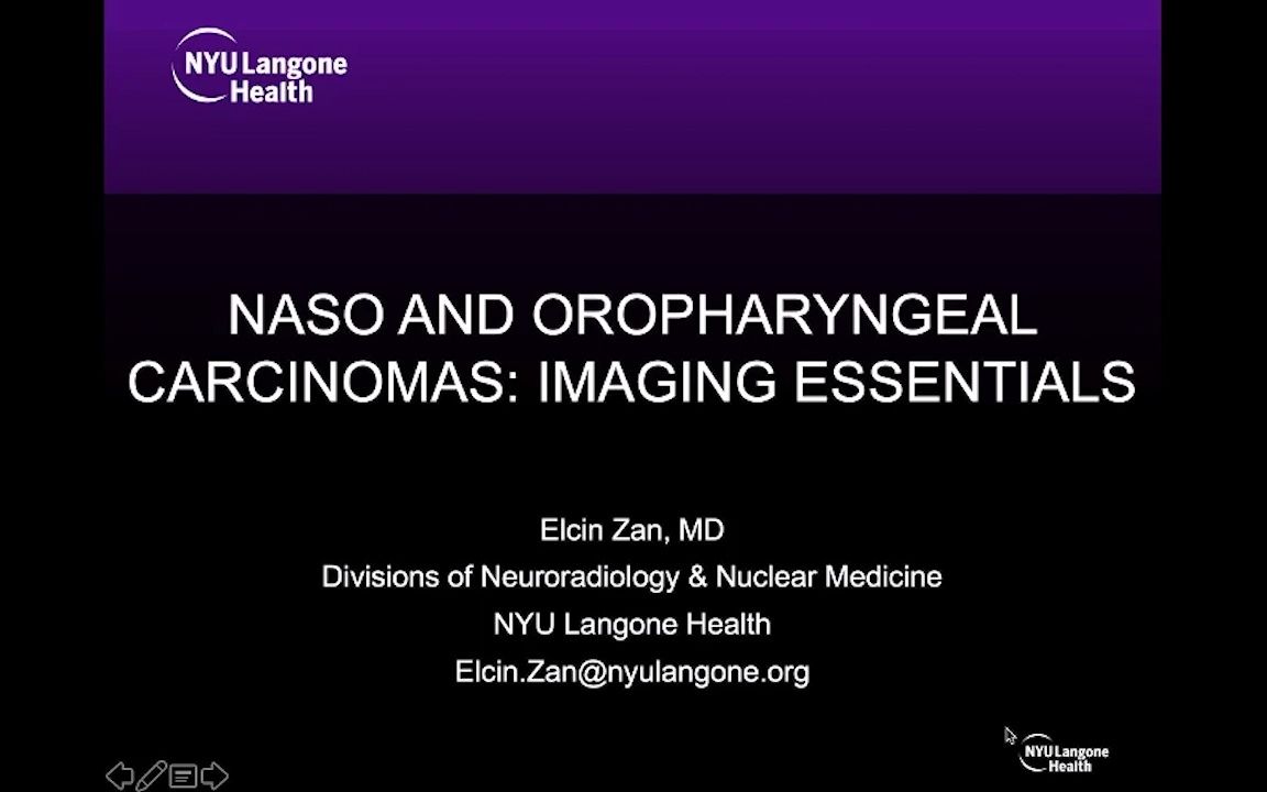 Naso and Oropharyngeal Carcinomas Imaging Essentials哔哩哔哩bilibili