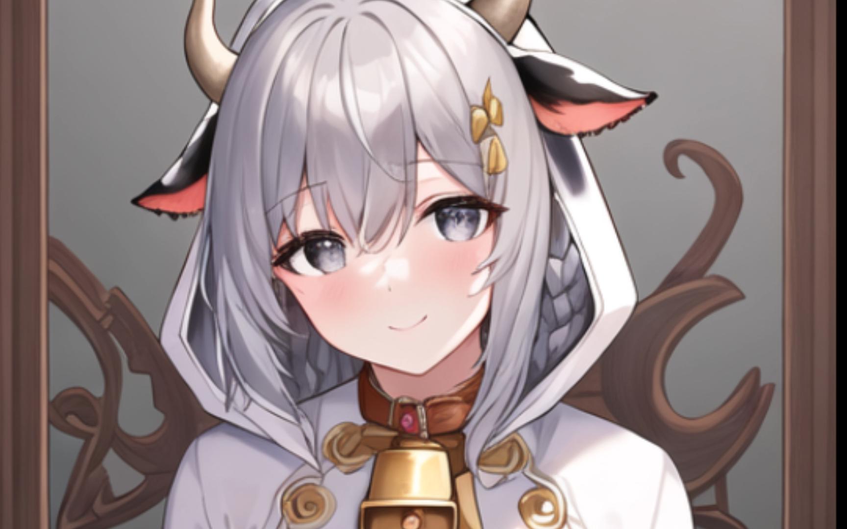 ai绘画二次元牛女郎cg