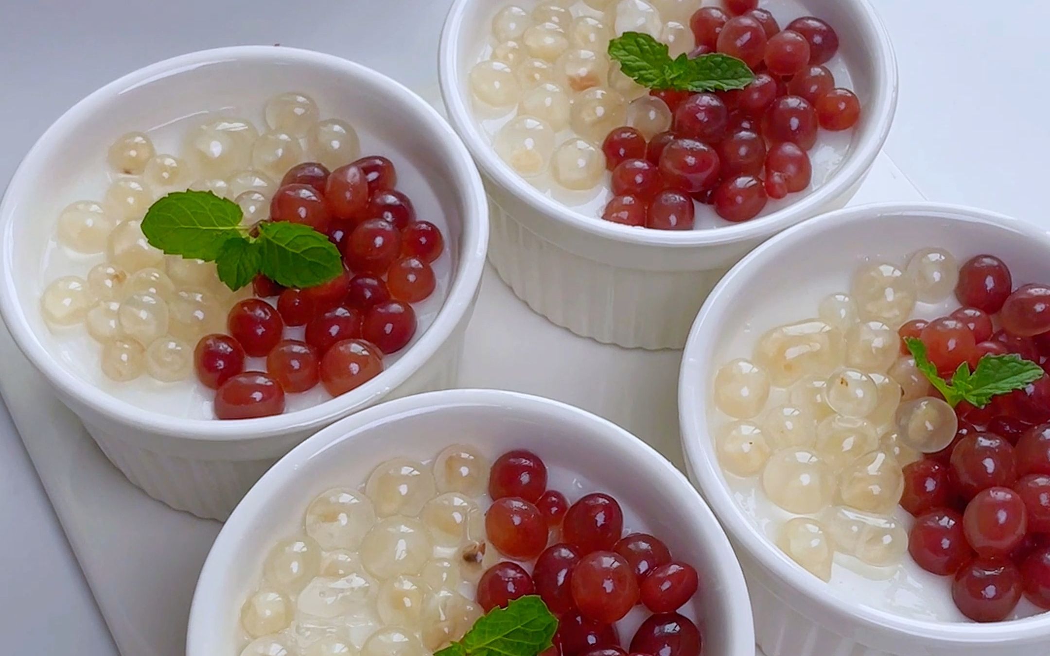 有手就会系列 | 下午茶甜品 | 红豆爆爆珠双皮奶