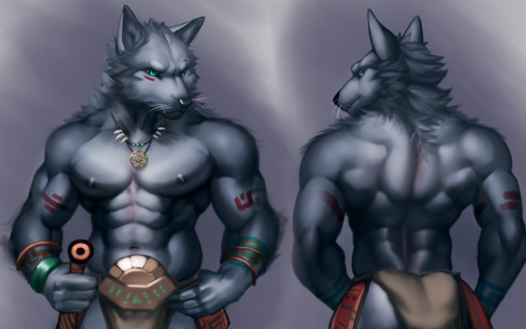 【福瑞】脂包肌身材大种狼