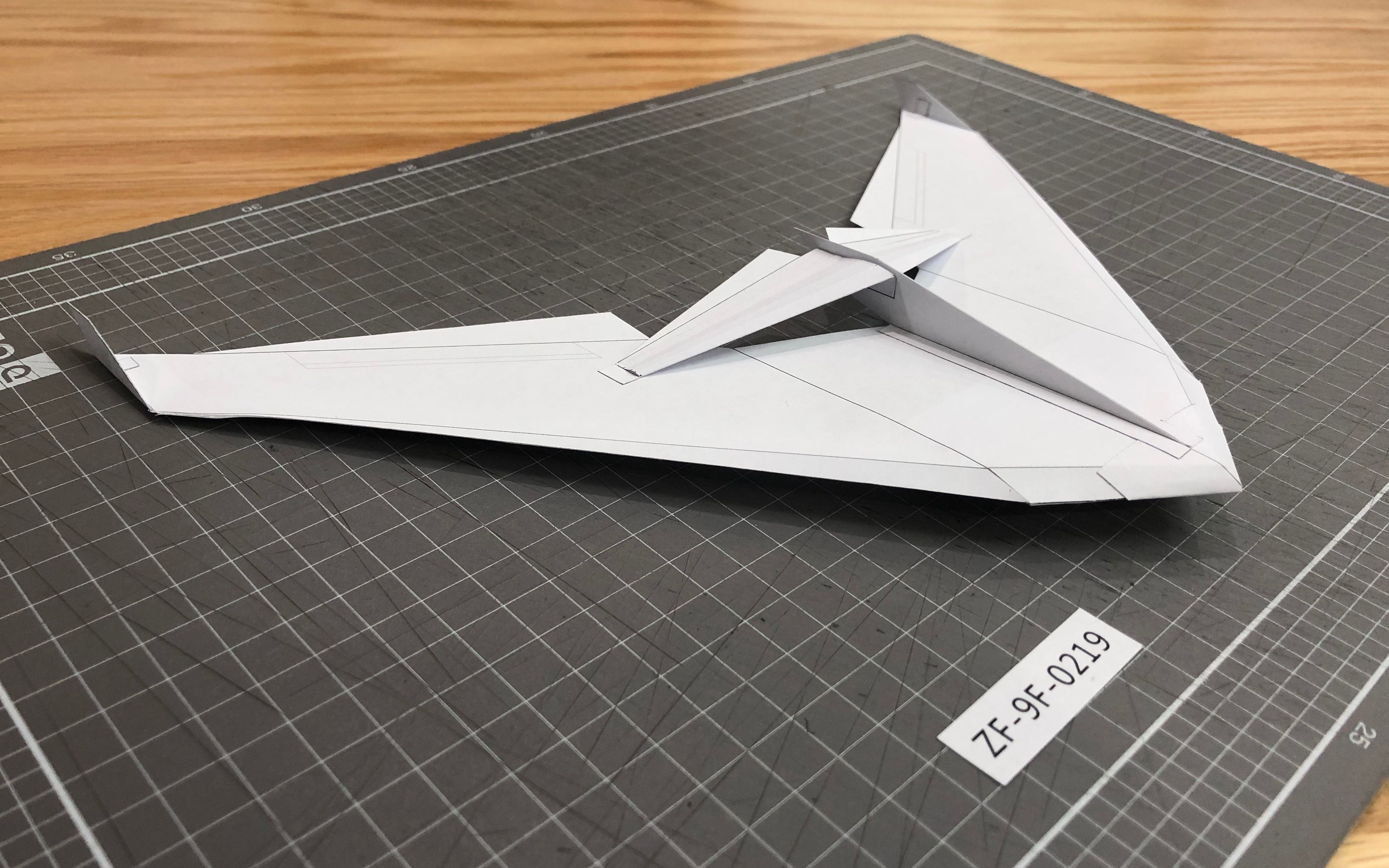 超强滑翔力纸飞机纸滑翔翼zf9f0219