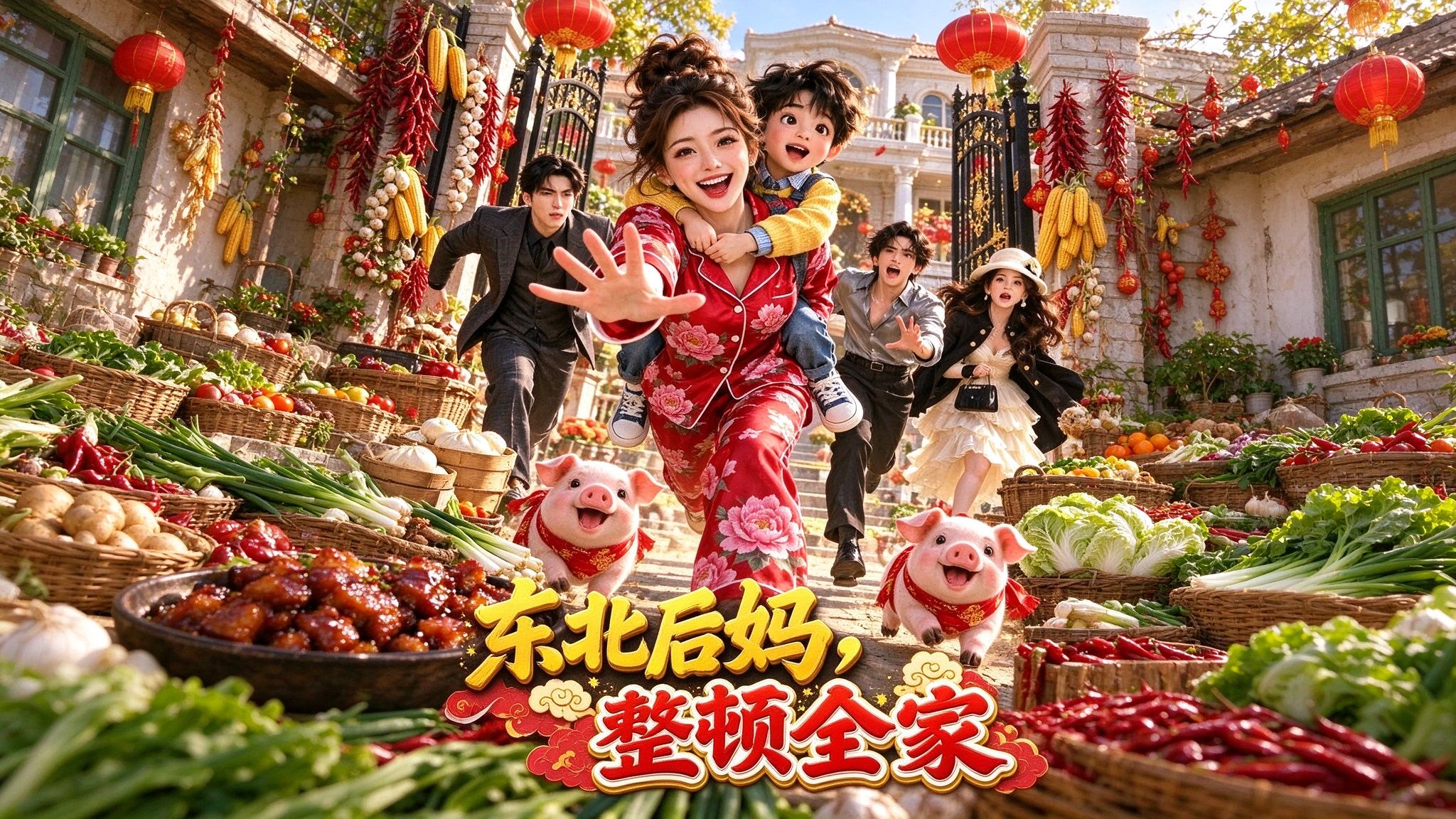 东北后妈，整顿全家！肉铺老板宋满遭渣男抛弃，携三千万彩礼嫁入沈家。她不拘豪门规矩，硬核整顿奇葩家人，治愈自闭继子，盘活整个沈家