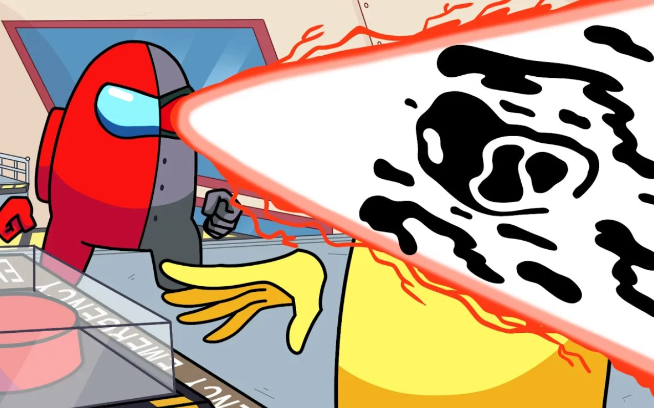 【无字】among us logic: airship arrival | cartoon animation