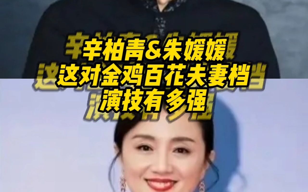 辛柏青、朱媛媛这对金鸡百花夫妻档 演技有多强?哔哩哔哩bilibili