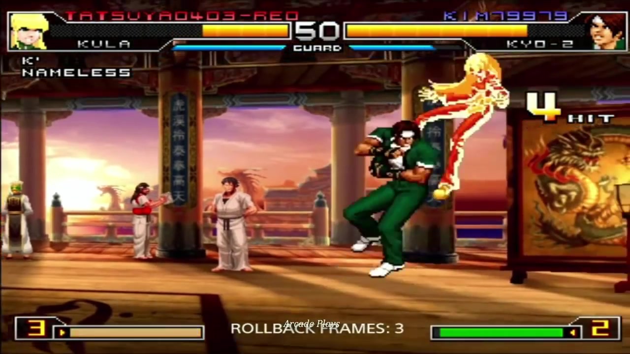 [图]KOF 2002 UM  -  日本美西大魔王-tatsuya    VS    Nikolai-保力達  [28_03_2021] [FT10]