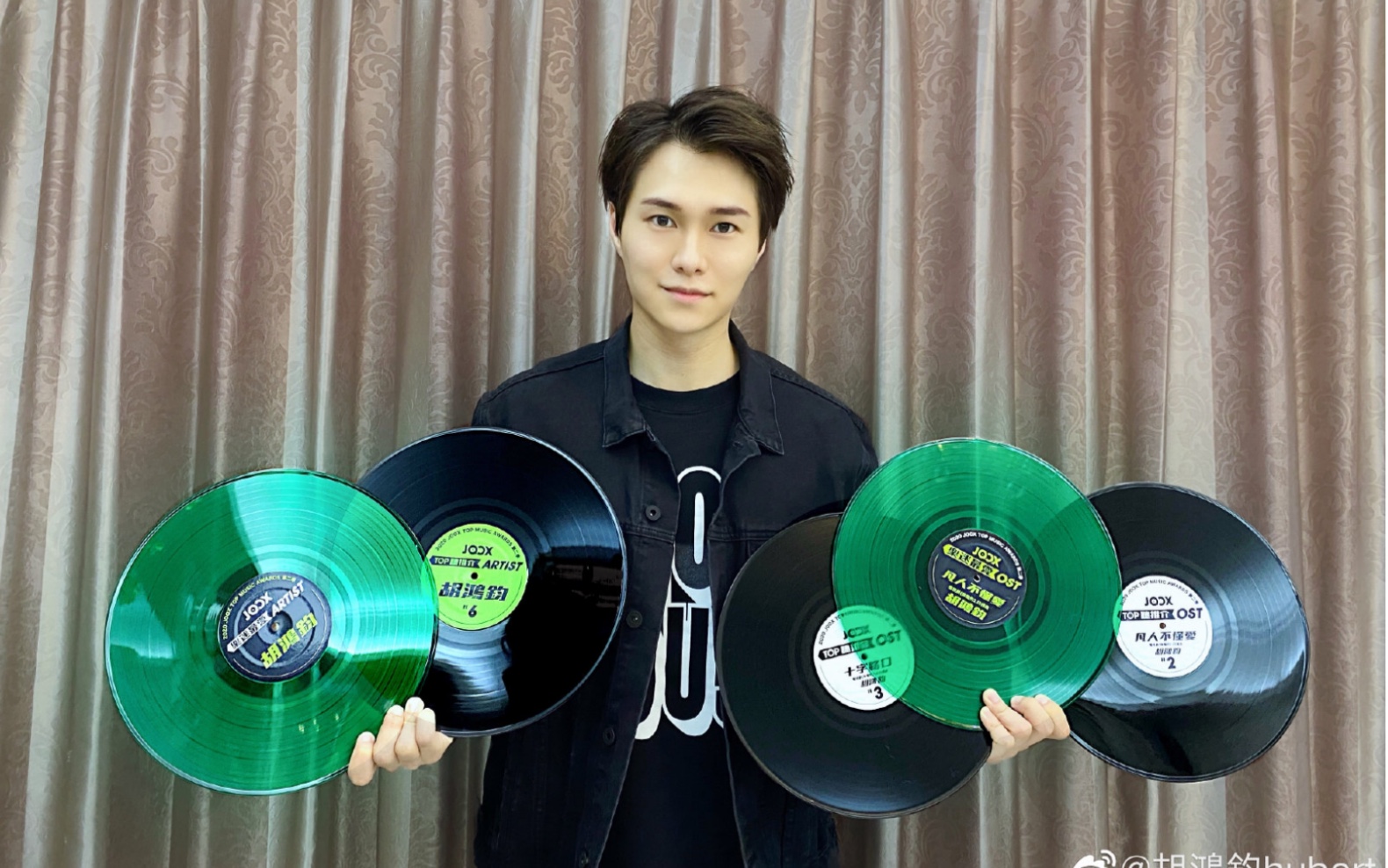 【胡鸿钧】joox第二季颁奖典礼hubert勇夺5个奖成为大赢家