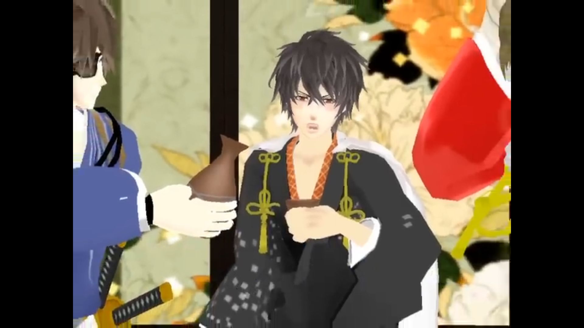 【美男战国mmd】信长与光秀跳[本能寺之变]yt转载by[hinanahinakana]