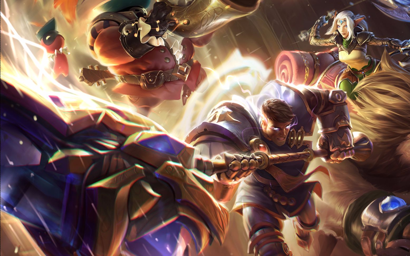 【峡谷战神】南陵花神 细节杰斯操作 感受电能激荡吧_哔哩哔哩 (゜-゜