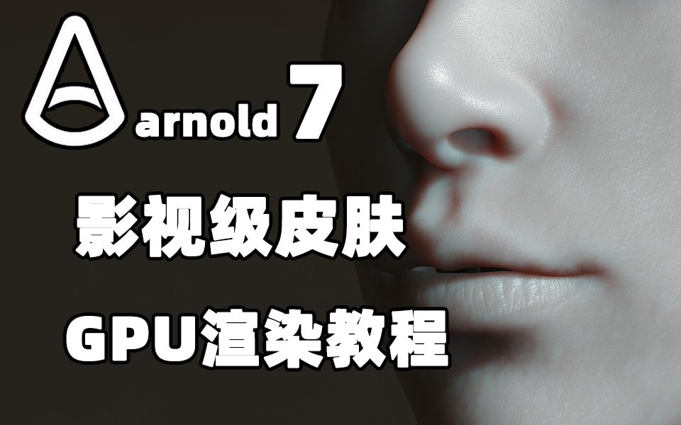 [图]【Arnold7小技巧】最新版本 Arnold 7 真实皮肤渲染教程。