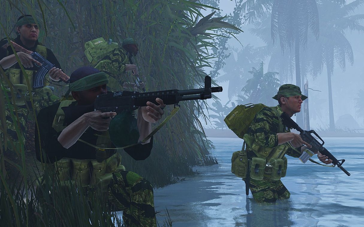 比电影还刺激武装突袭3美国3rdrb战队越南战争丛林混战