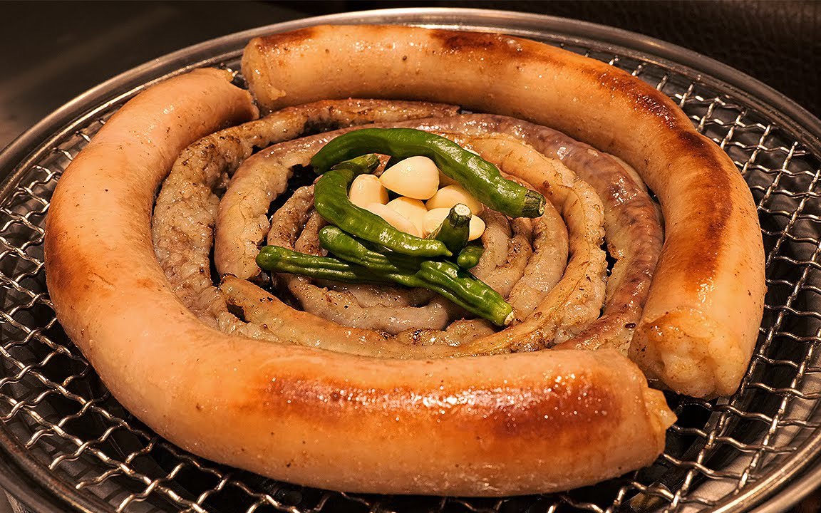 【深夜食堂】 烤大肠/韩牛肥肠 | 晚上好 忙碌的一天又结束了_哔哩