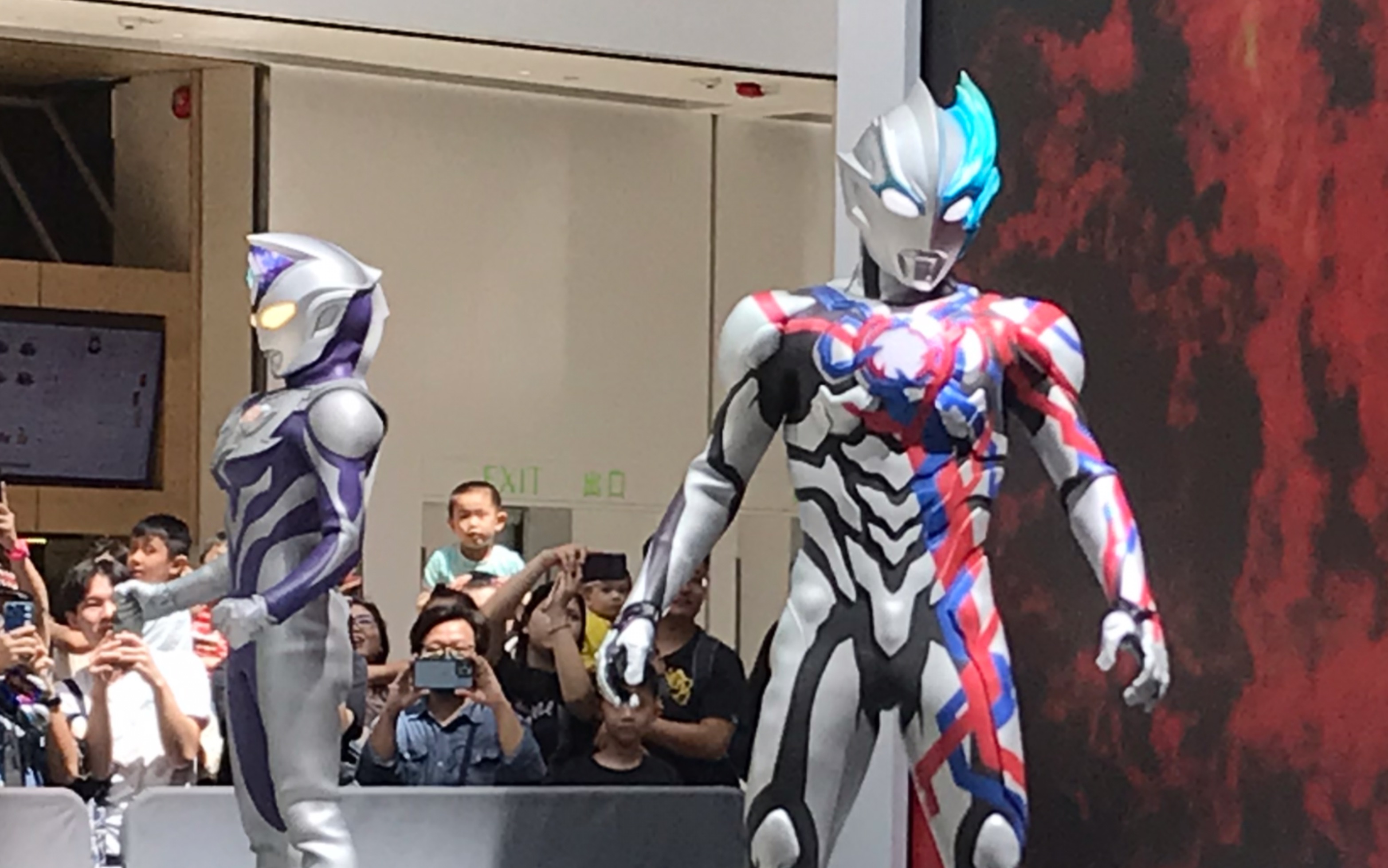 帝纳斯,布莱泽奥特曼见面会 《新·假面骑士》观影