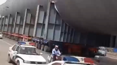 宁波镇海炼化丙烯塔运输现场