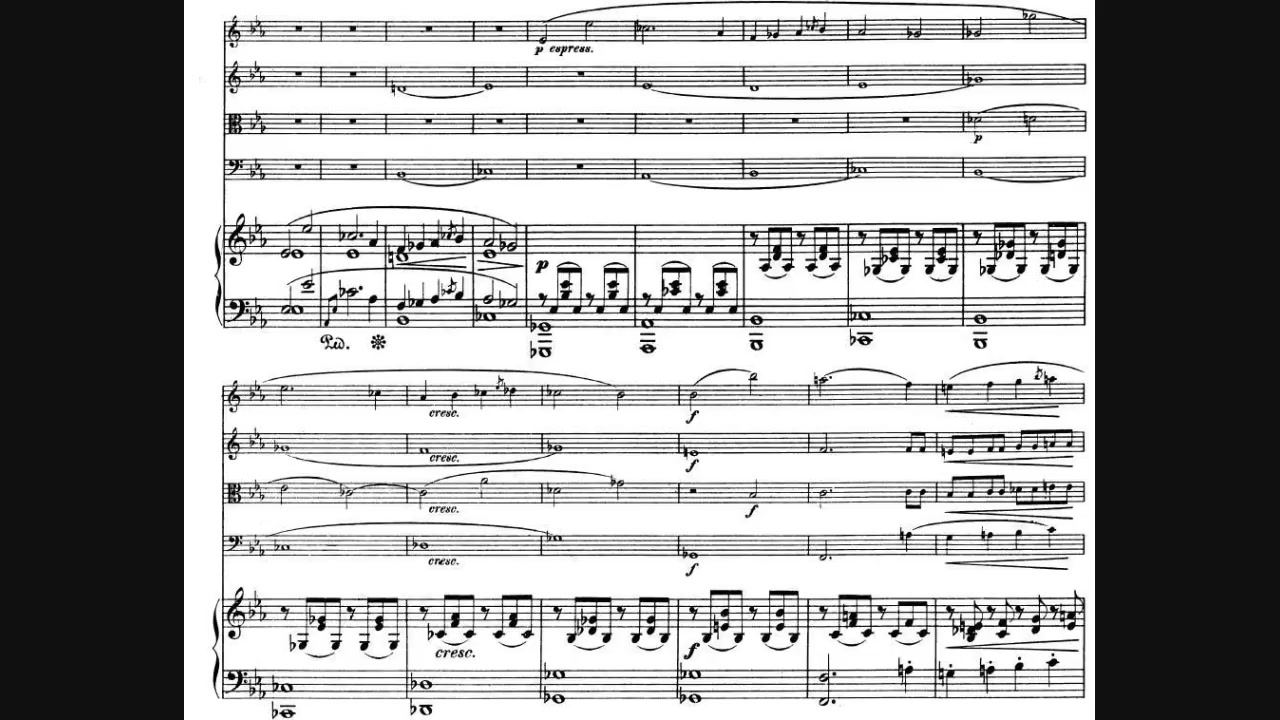 [图]【钢琴与弦乐】舒曼 - 降E大调钢琴五重奏 作品44