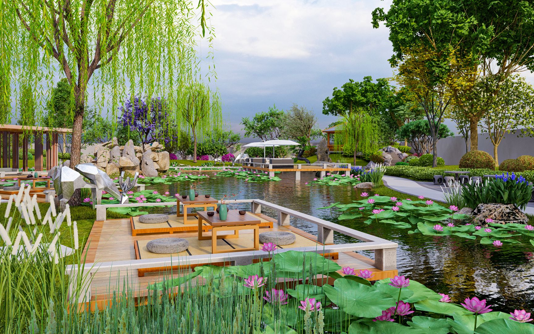 小游园设计到效果图制作全过程04