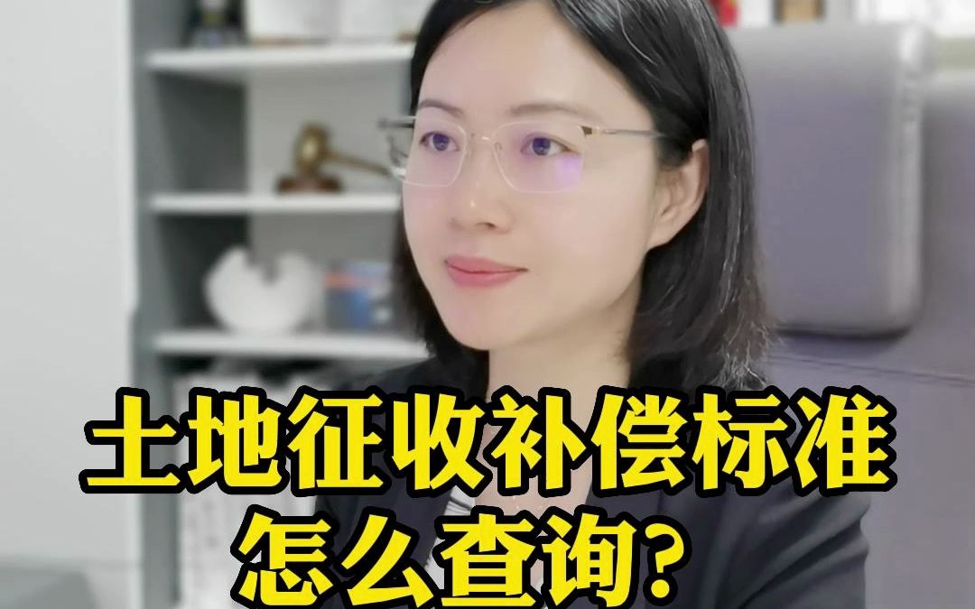 土地征收补偿标准怎么查询?拆迁律师教你哔哩哔哩bilibili