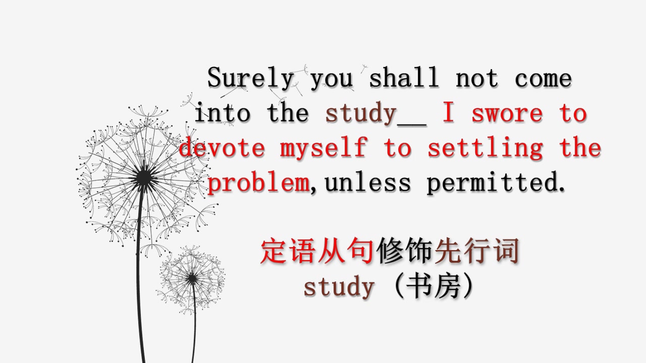 高中英语语法定语从句及study的现在分词过去分词精讲