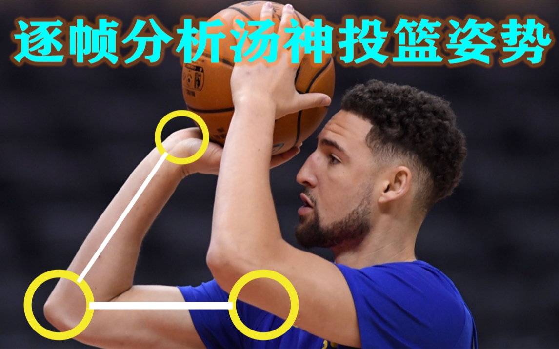 【库李分享】逐帧分析汤普森投篮姿势 投手必看!