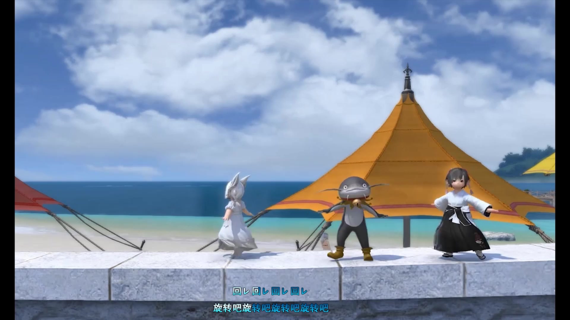 【ff14】回レ!雪月花,自制mv翻唱,结尾宇宙爆炸!