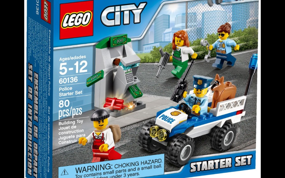 乐高城市60136警察局入门套装速组评测