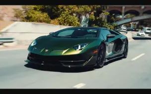 Download Video: 【4K】疯狂炸裂 - 兰博基尼 Aventador SVJ