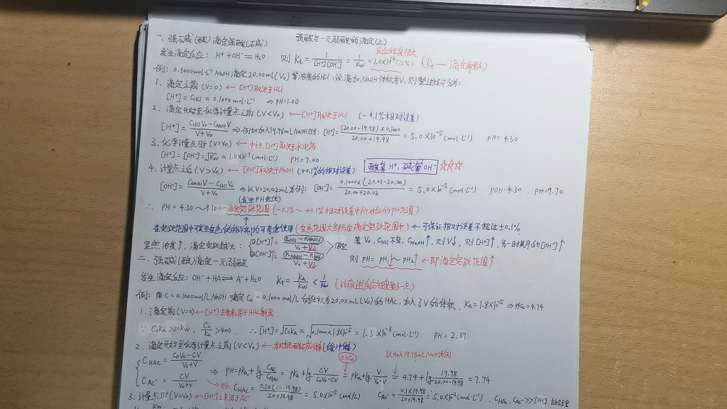 分析化学强酸与一元弱酸的滴定(上),强碱(酸)滴定强酸(碱),强碱(酸)滴定一元弱酸(碱),化学计量点,滴定突跃范围,滴定突跃,滴定常数...