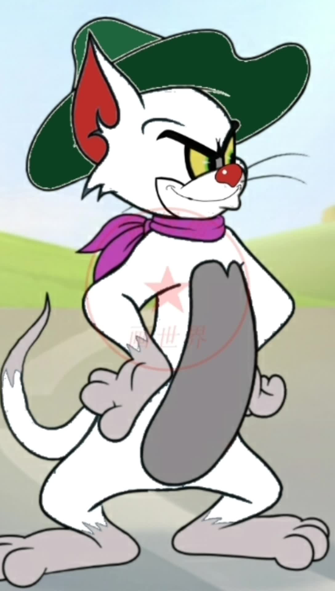 《猫和老鼠》手游阿楞郎自制皮肤第二季第一期 牛仔汤姆[哥谭小丑]