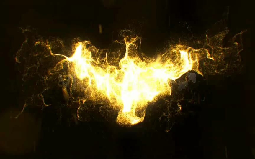 ae模板-凤凰涅槃粒子火凤凰飞舞特效的动态logo片头模板动态徽标视频