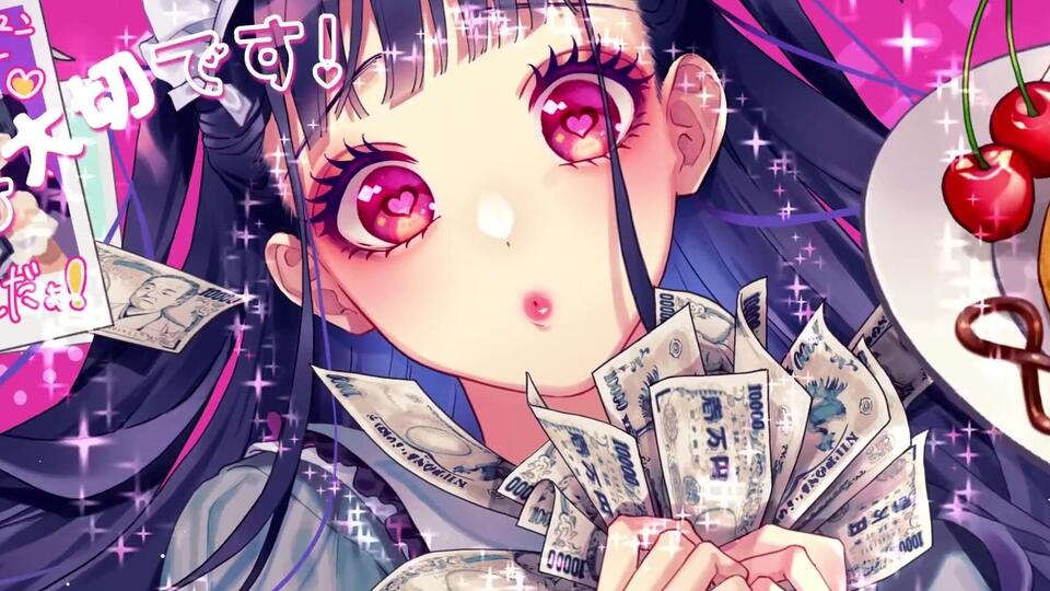 ビードロ風✨summer✨ピンクパープル✨️ハニワ┏|・ᴗ  