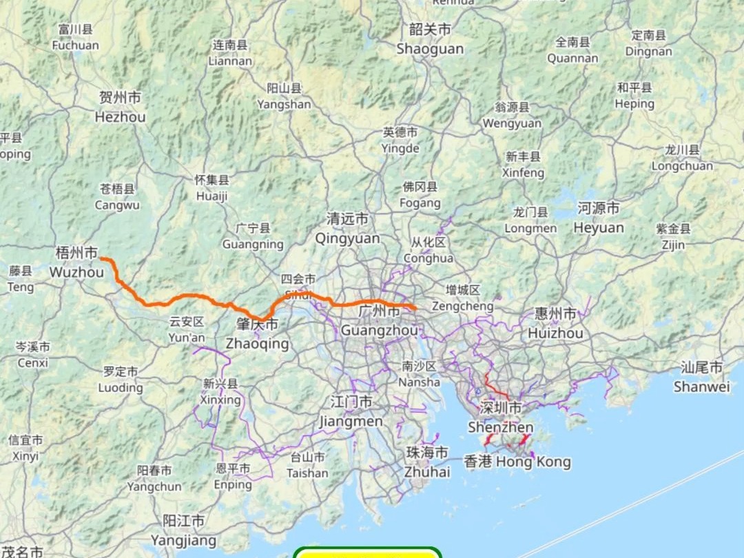 广东省高速公路网省会放射线哔哩哔哩bilibili