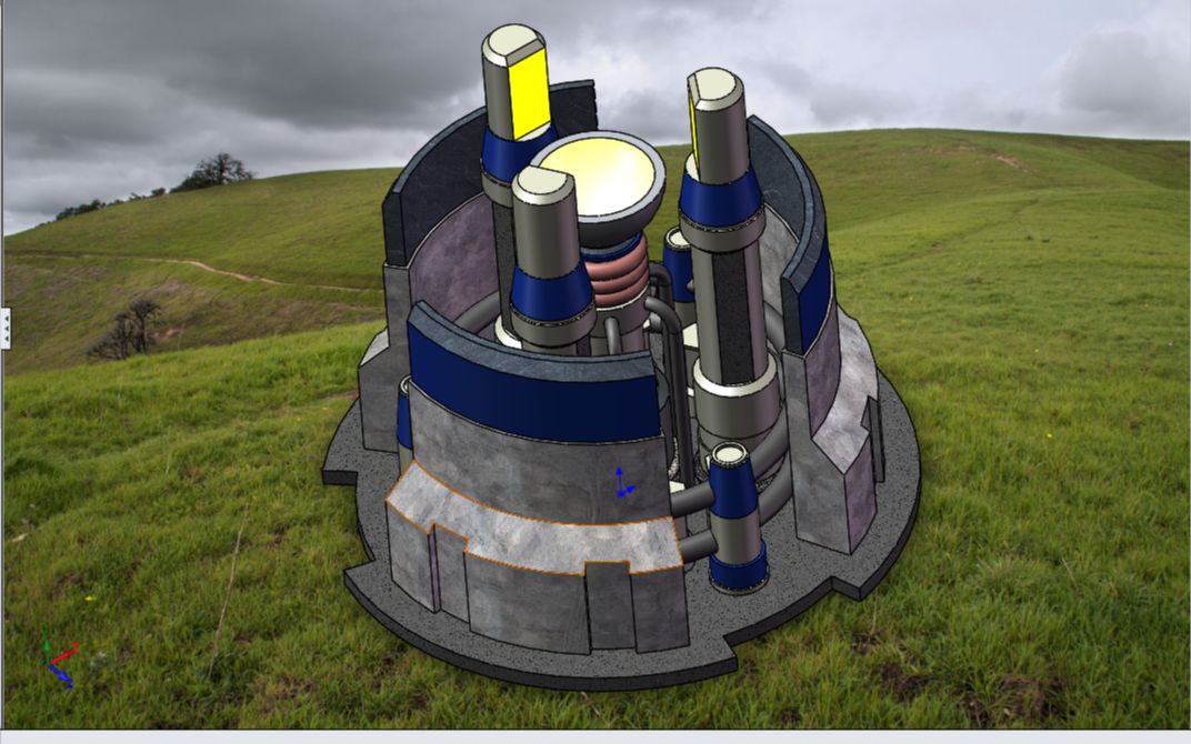 在solidworks中还原红警盟军发电厂