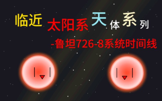 临近太阳系天体系列5:鲁坦7268系统时间线哔哩哔哩bilibili