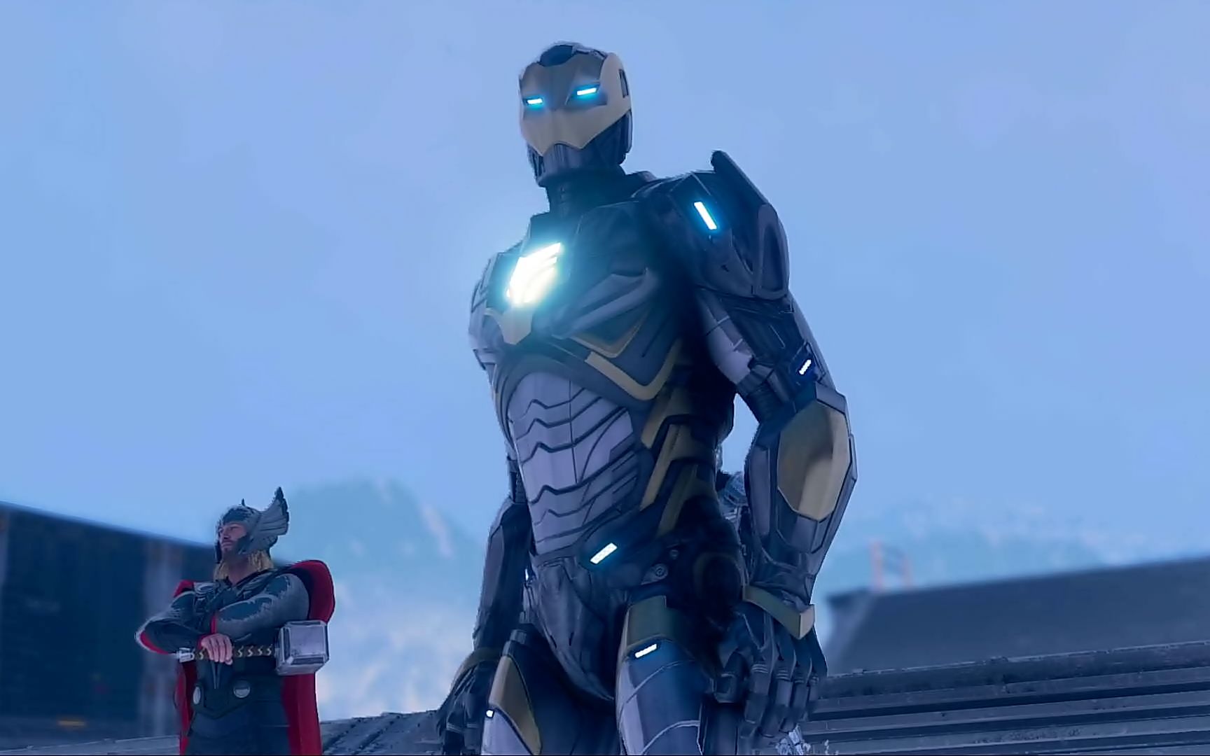 钢铁侠瓦坎达潜行装甲(ps4漫威复仇者)