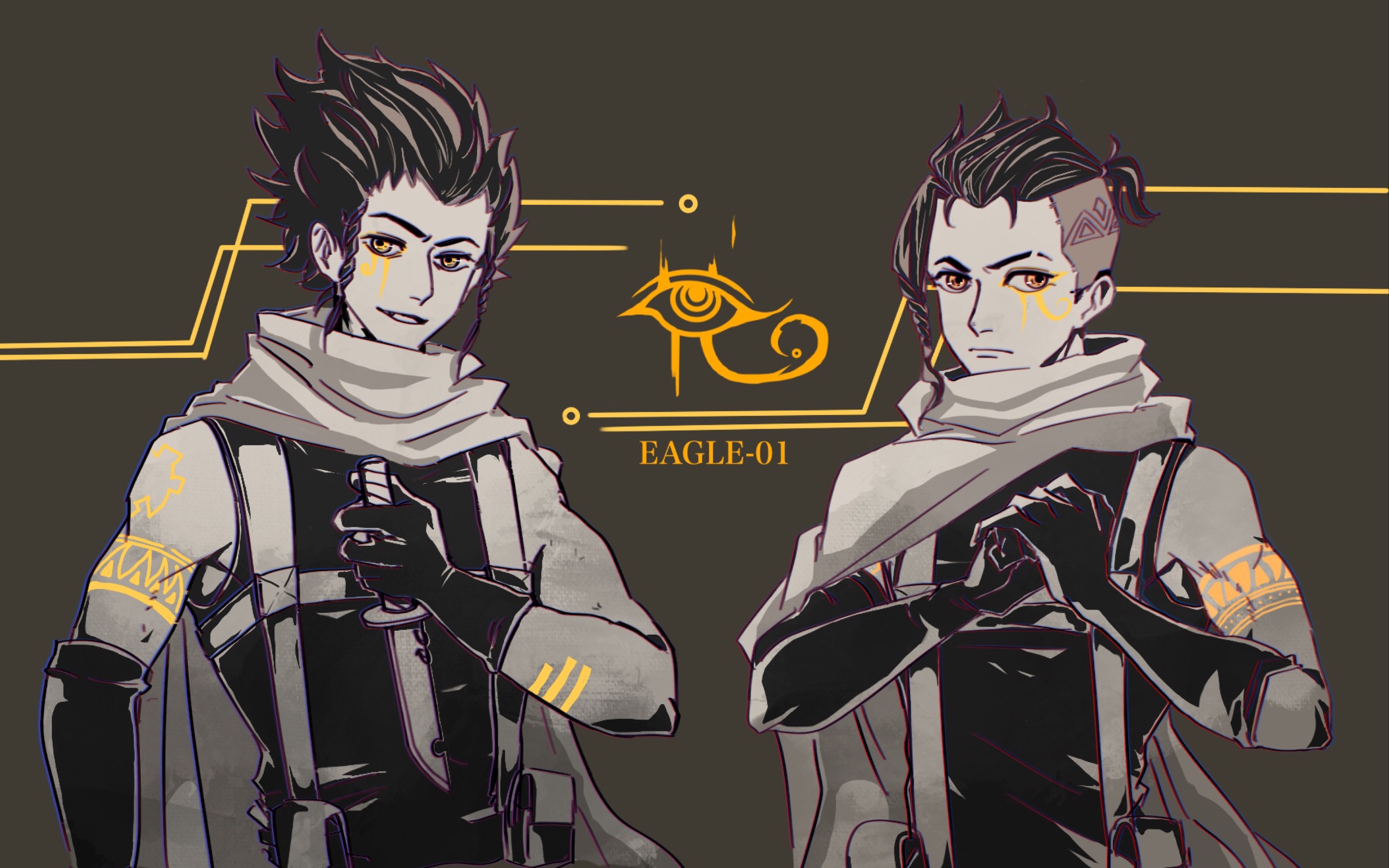 【procreate】cytus2角色豺狼和小鹿斑比