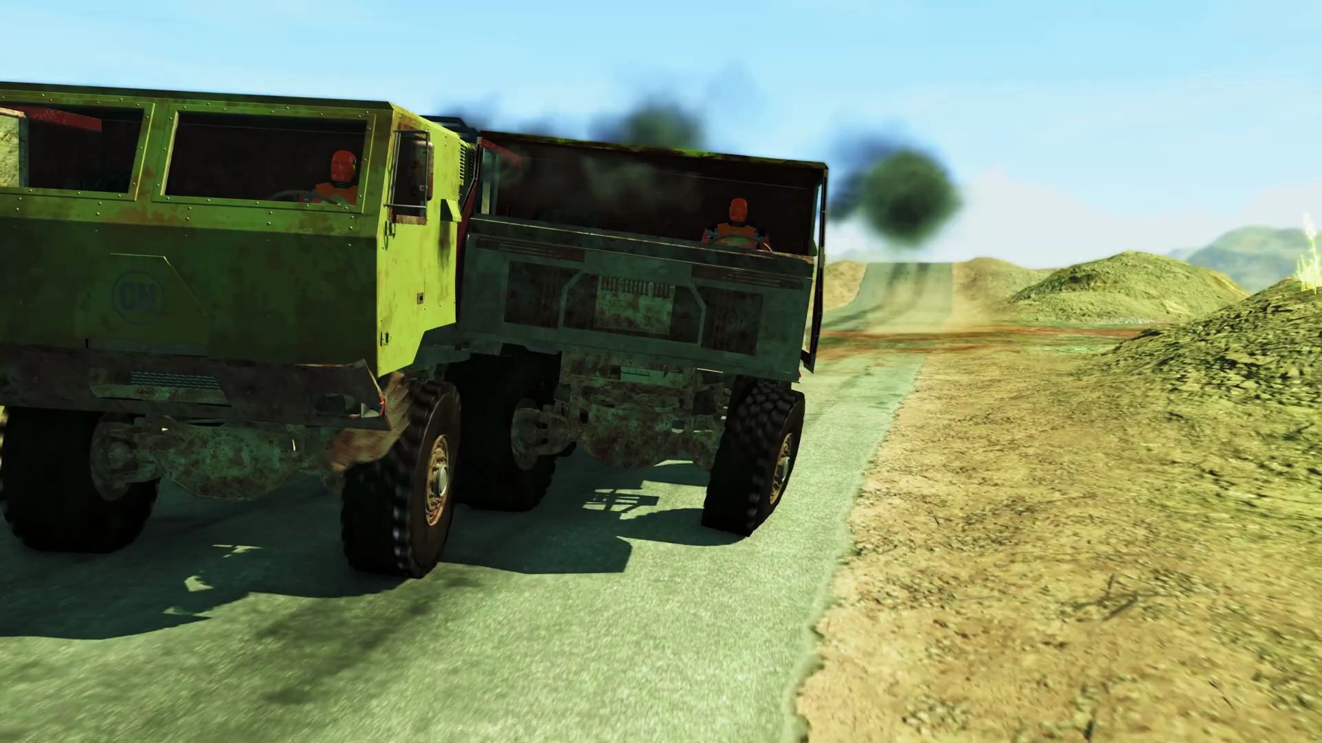 悬架测试 8x8 BigRig  BeamNG Drive  Crash Hard哔哩哔哩bilibili