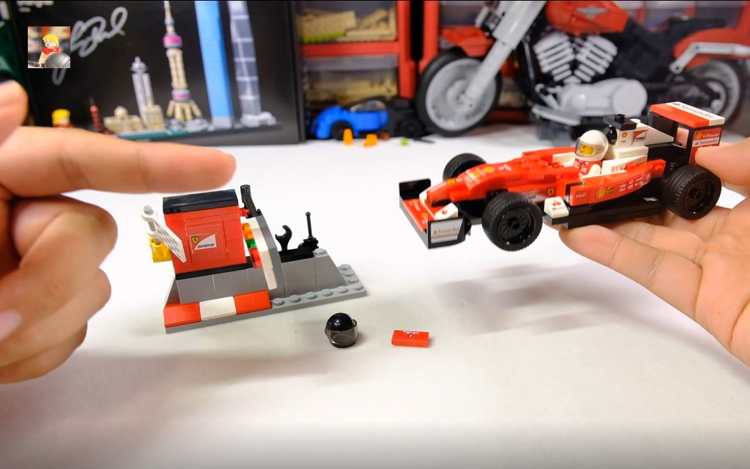乐高搭建:乐高超级赛车系列75879法拉利f1评测