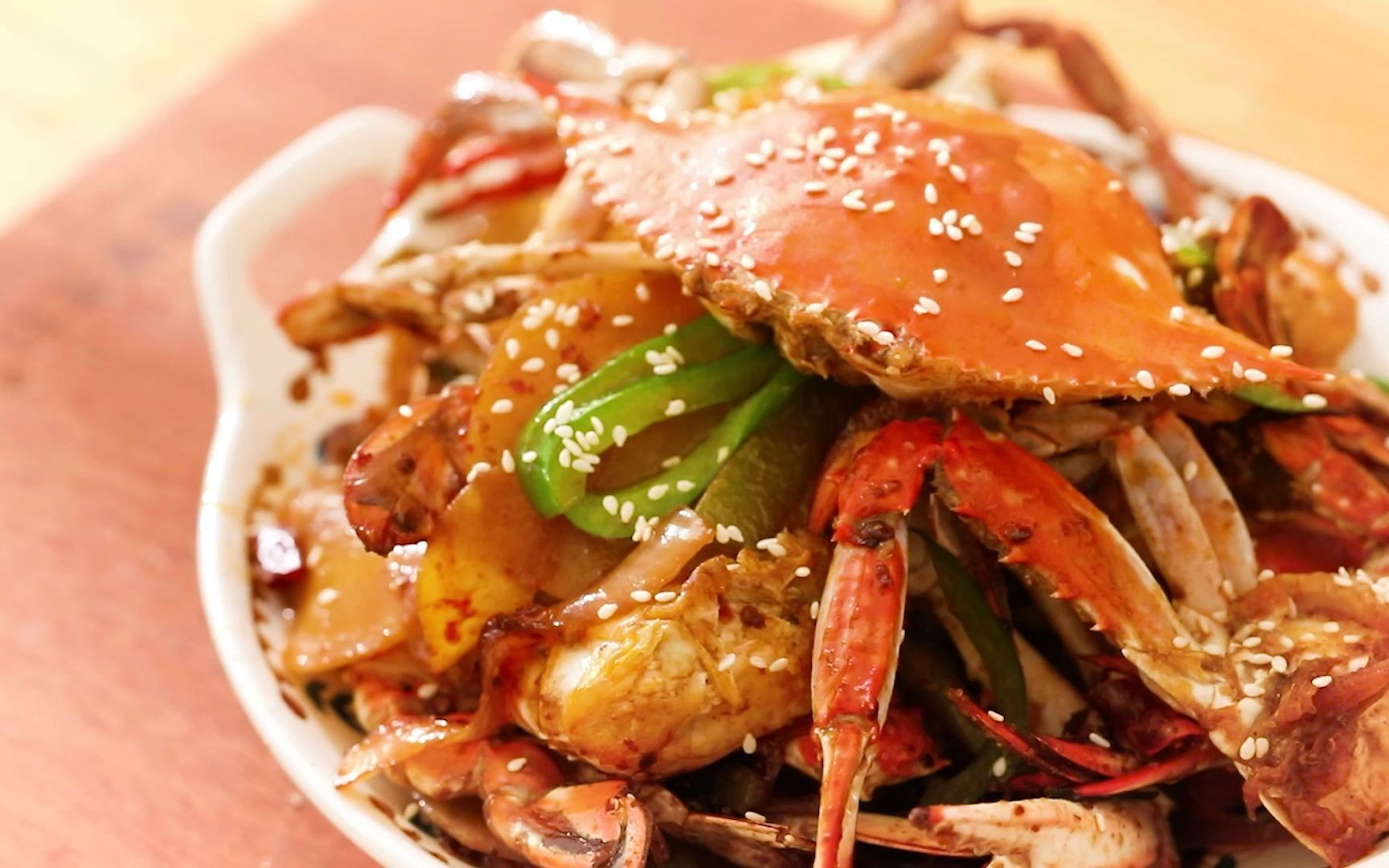 老师傅教我的秘制干锅螃蟹,在家就能做,味道不输饭店