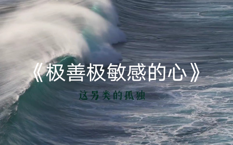 新诗极善极敏感的心